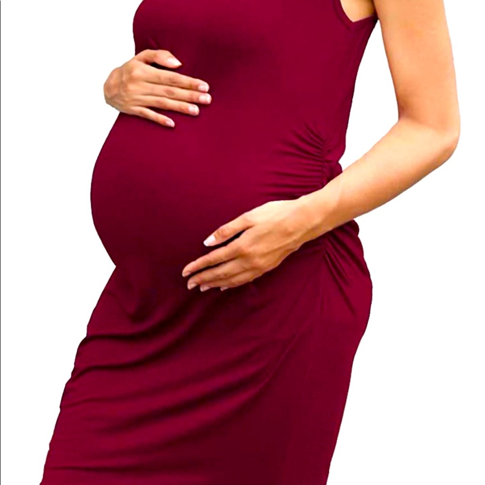 CARDYDONY size Medium Red Maternity Dress